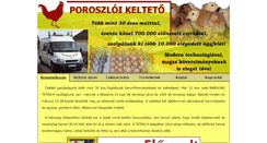 Desktop Screenshot of poroszloicsirke.hu