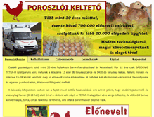 Tablet Screenshot of poroszloicsirke.hu